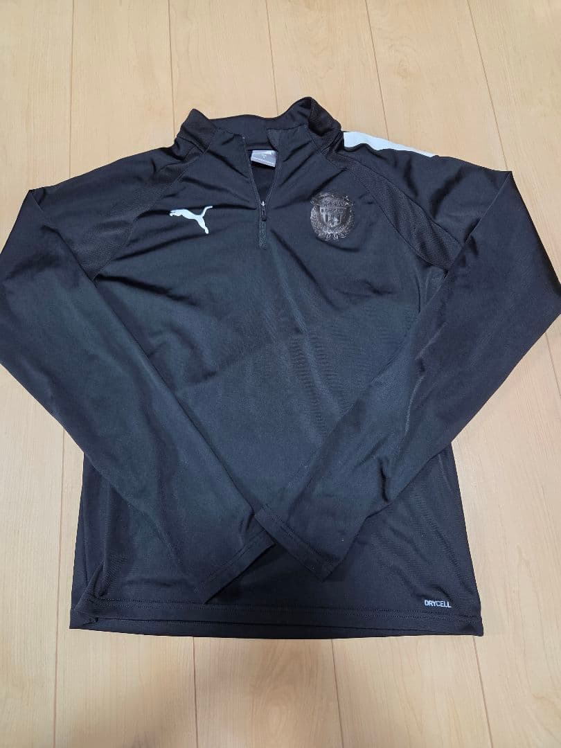 川崎フロンターレハーフジップ 長袖ウェア M ブラック