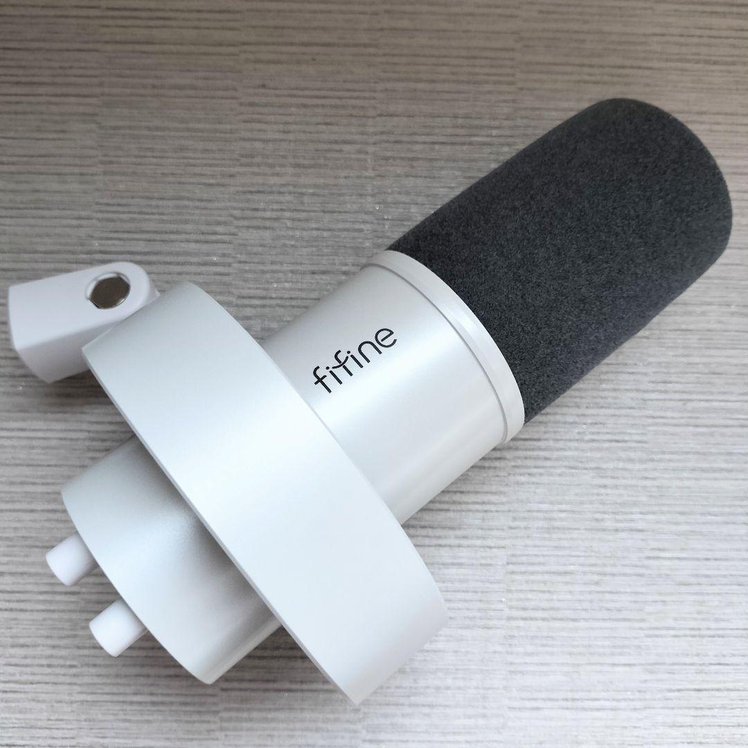 美品 FIFINE ホワイト セット マイク K688 マイクアーム BM88