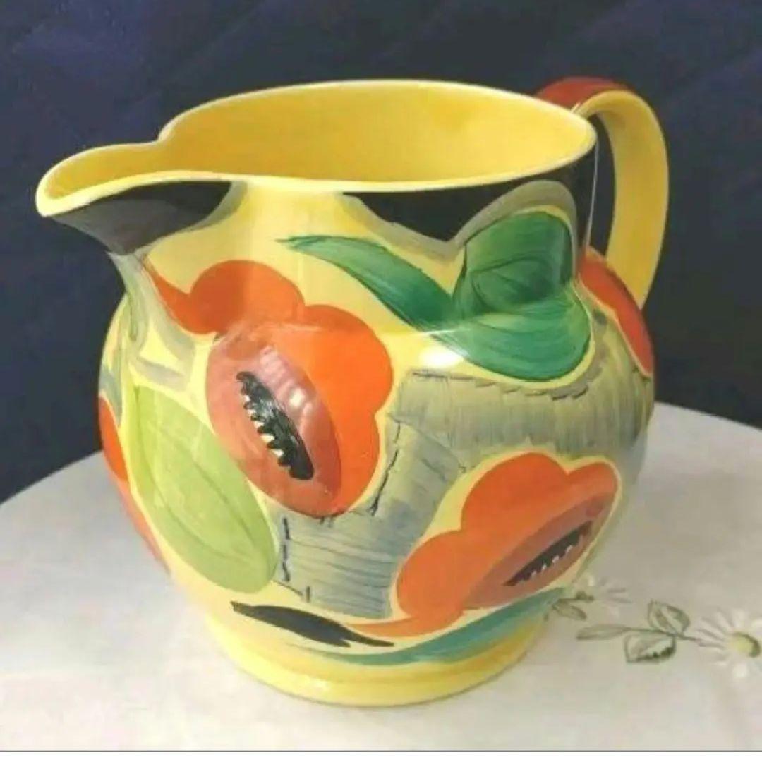 超レアー、超美品、スージークーパー、アールデコ調美しいウォータージャグ