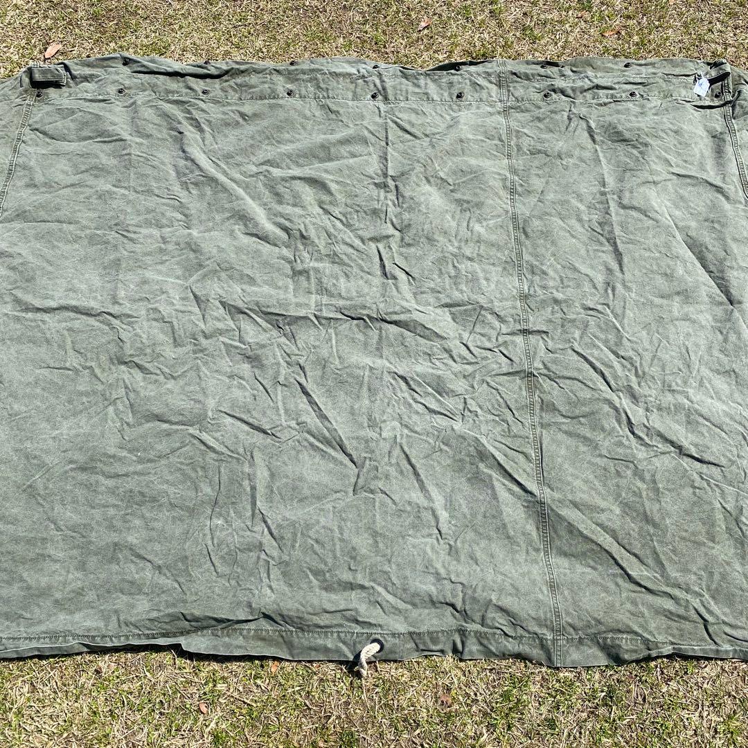 w*y様 USパップテント⑤　アメリカ軍　軍幕　ハーフシェルター２枚　ポール・ペ