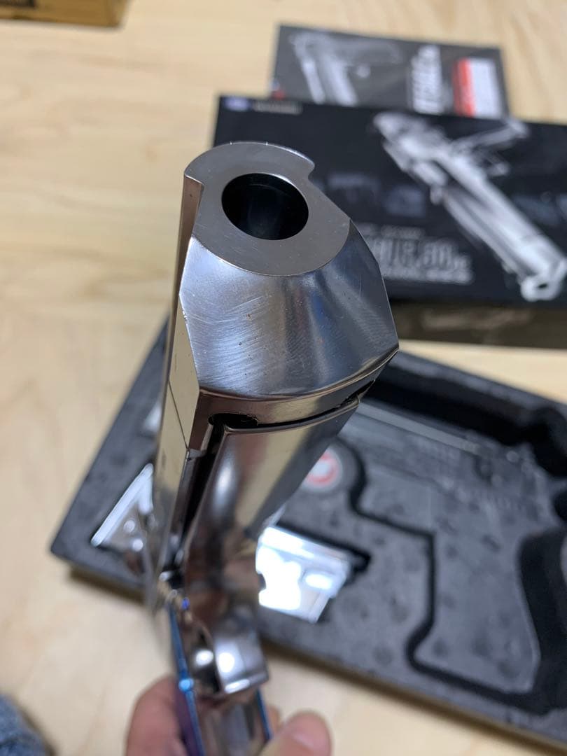 東京マルイ クロームステンレス デザートイーグル .50AE ハードキック