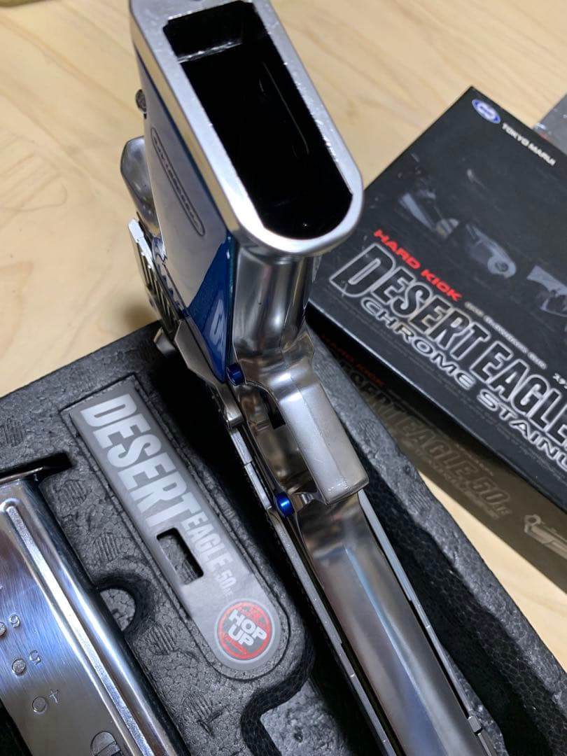 東京マルイ クロームステンレス デザートイーグル .50AE ハードキック
