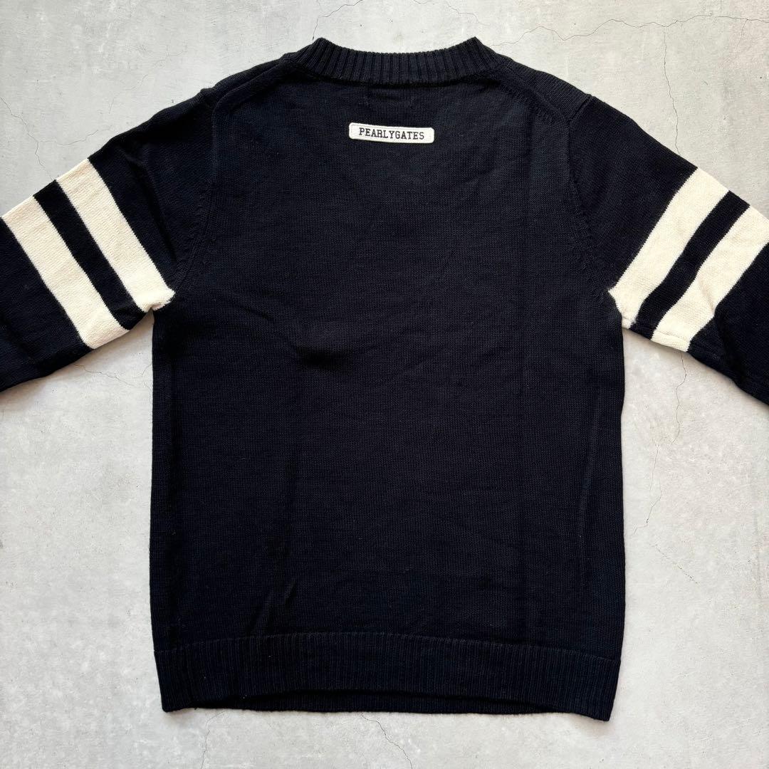PEARLEY GATESパーリーゲイツ ウール Vネック セーターメンズ 4