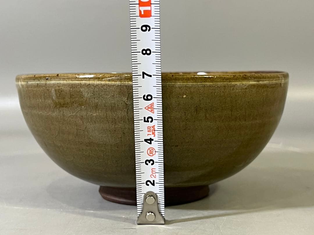 DT752 茶道具 横井米禽作 雲鶴写鉢 共箱