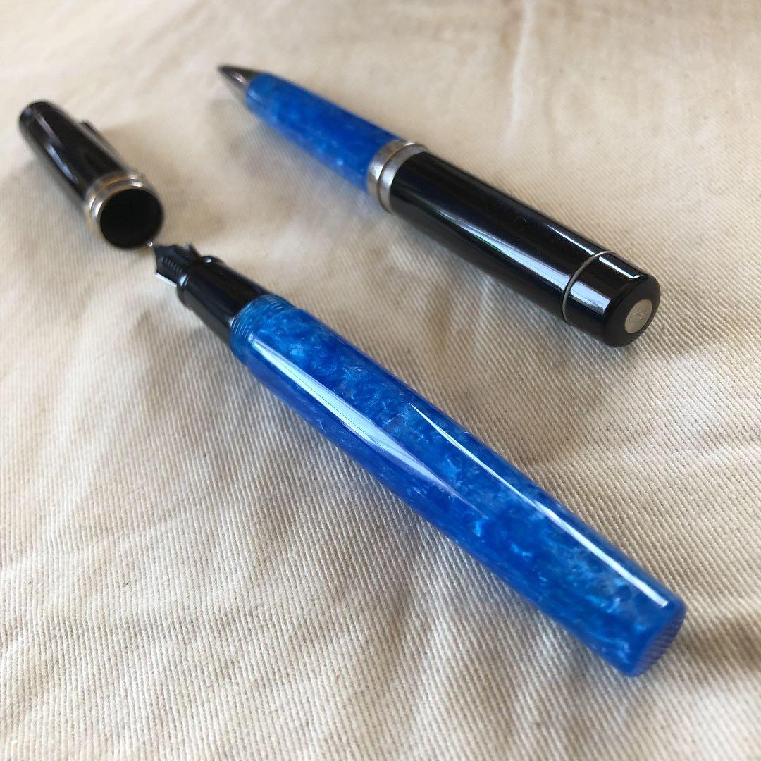 デルタ　ビンテージ　フォルツァ　万年筆・ボールペンのセット