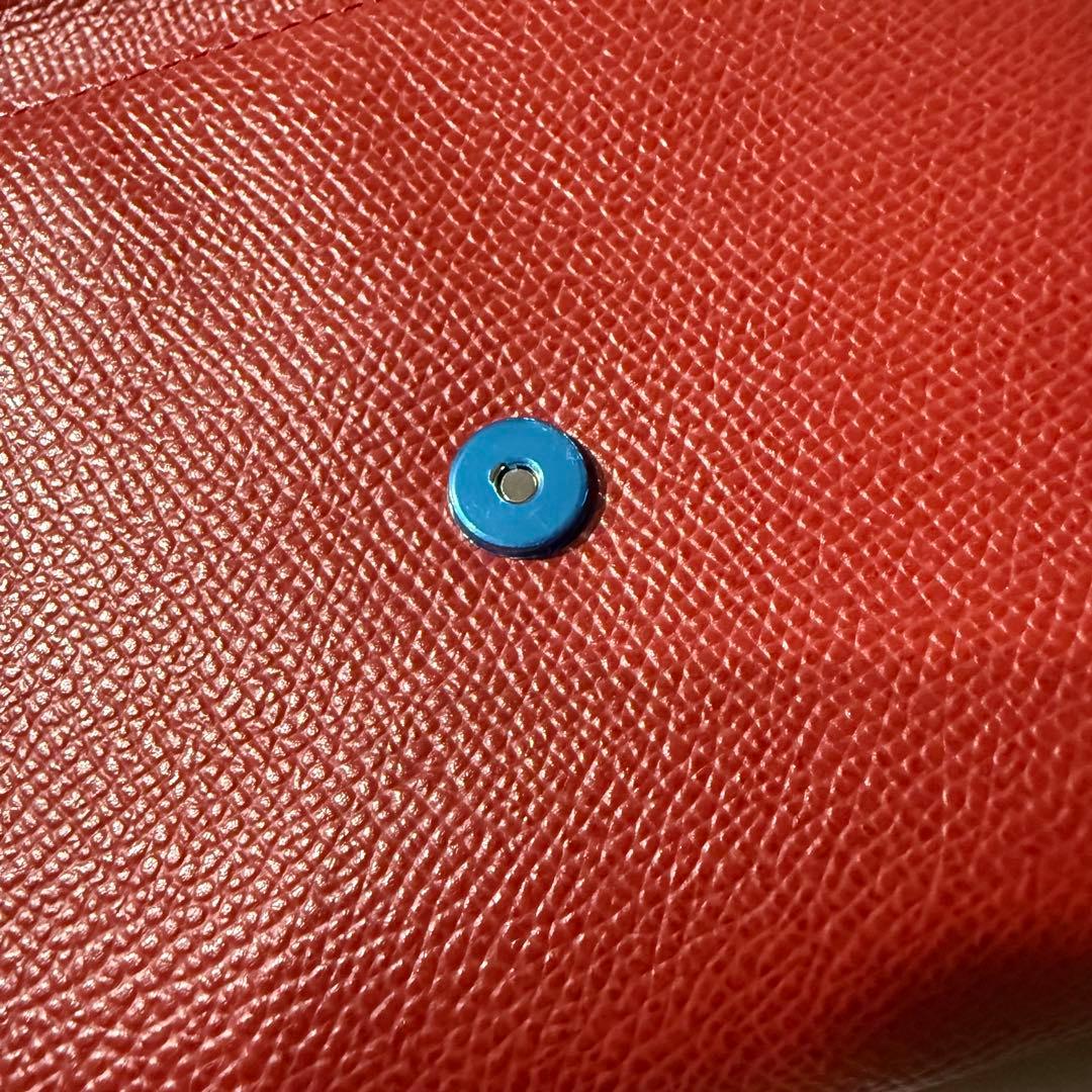 新品未使用　BALLY 赤 レザー 保存袋付き　トランプ