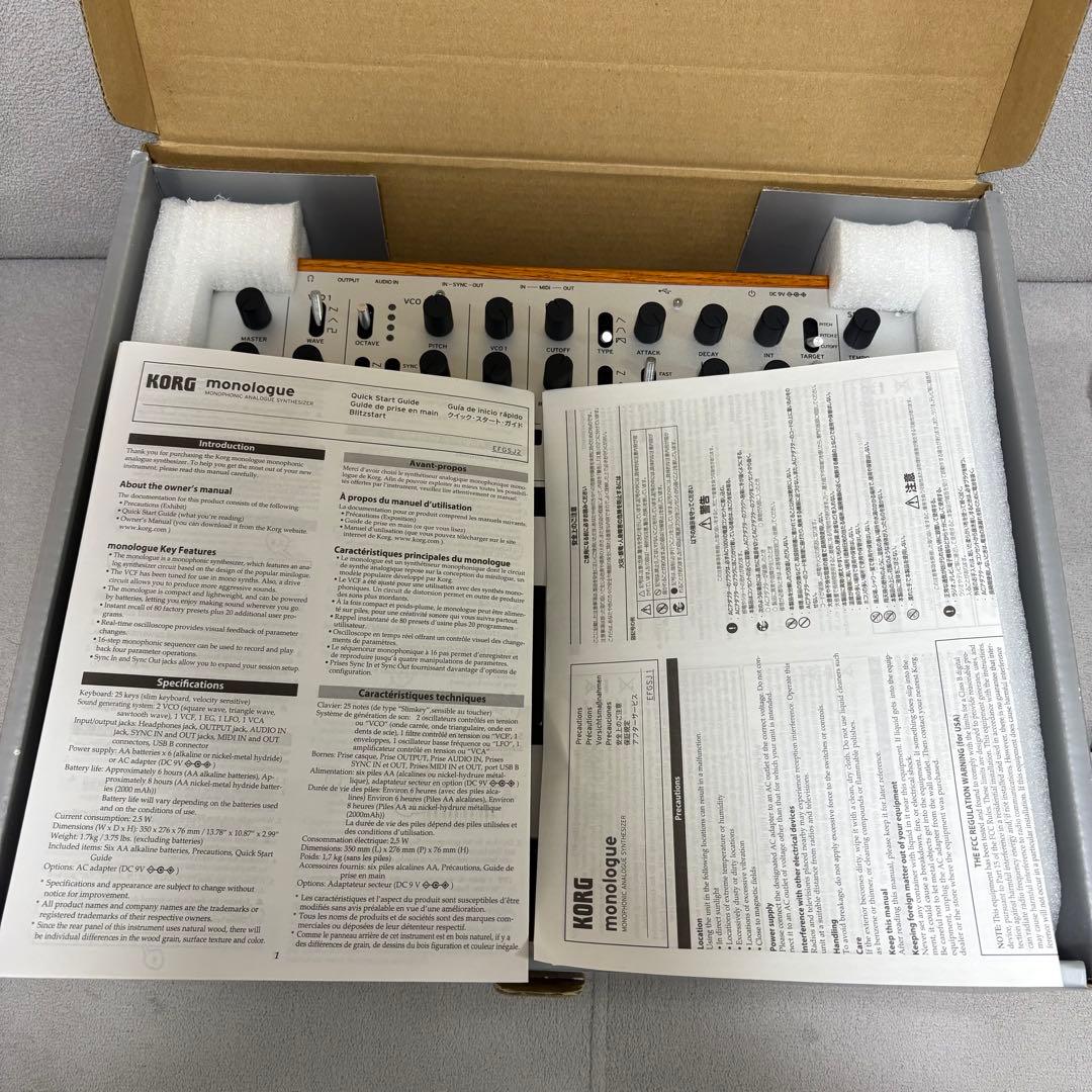 KORG monologue 25キー アナログシンセサイザー