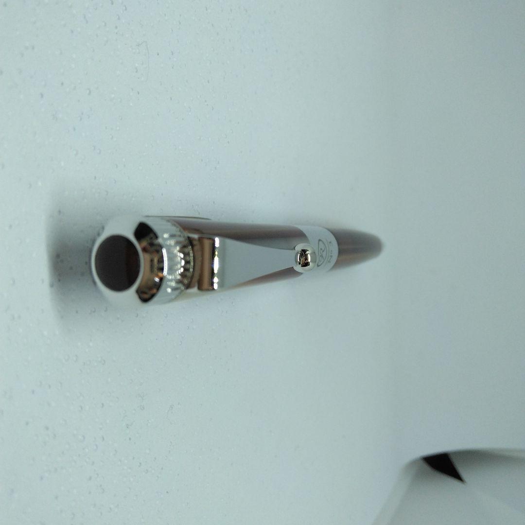 希少　ROMEONo.3 R222　マーブルブラウン　ボールペン