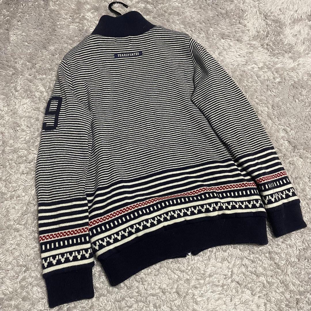 パーリーゲイツ　ジャケット　サイズ6 ニット　セーターブルゾン　フルジップ