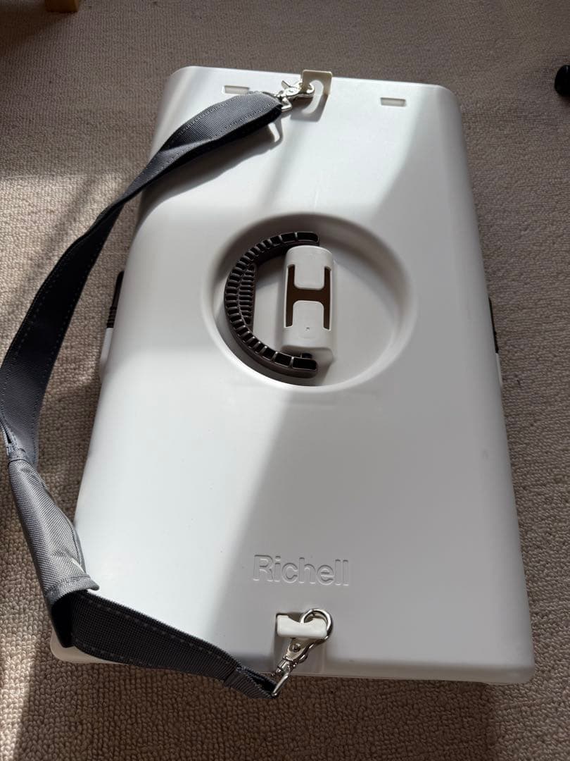 コンパクト　リッチェル　キャンピングキャリー　折りたたみ　Ｍ　アイボリー　犬