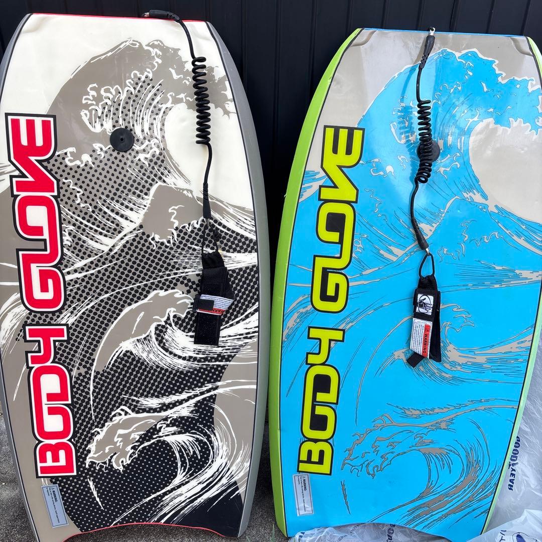 BODY GLOVE ボディボード リーシュコード付き2枚セット/ボディボード