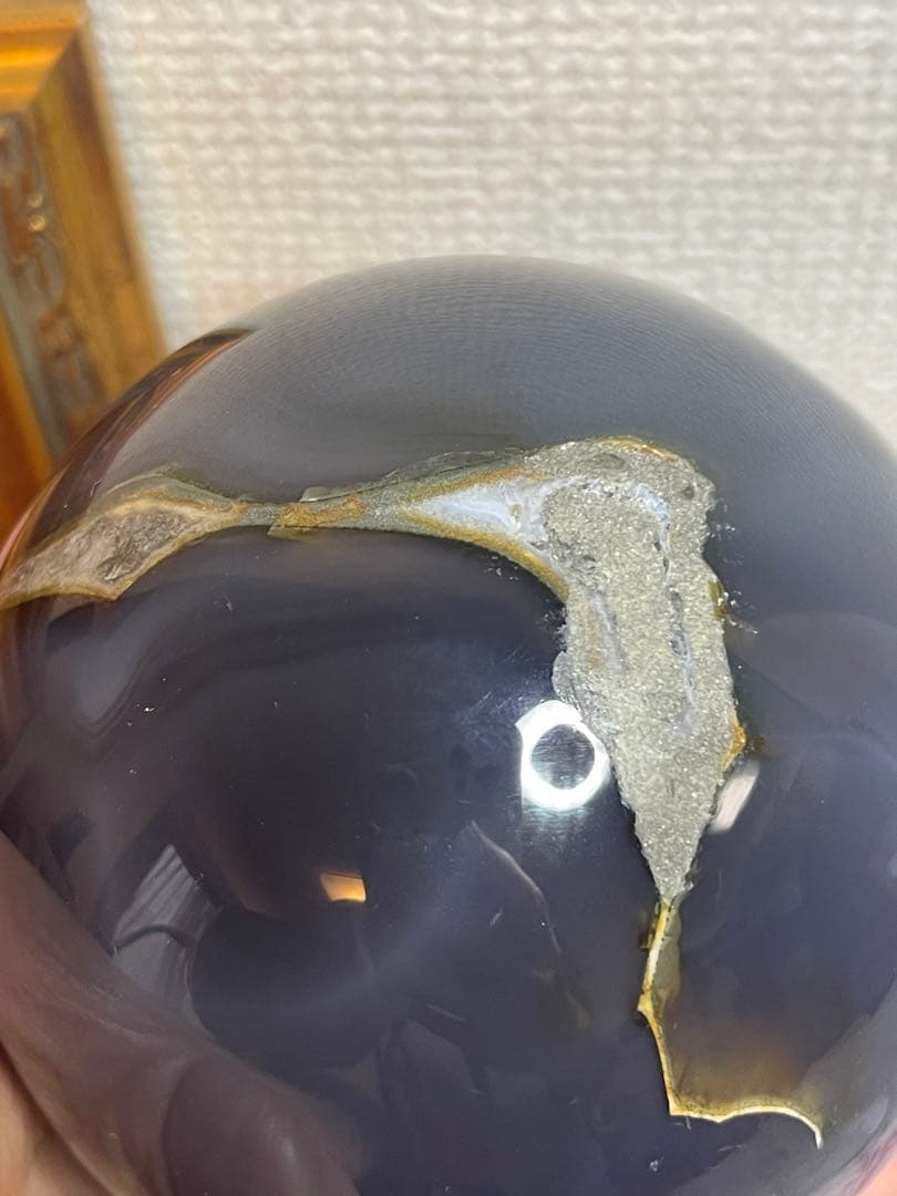 超激レア!!ラッキー7笑口瑪瑙大玉スフィア