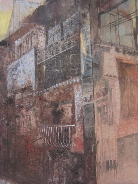 広森守、【風景の記憶】、希少な額装用画集より、状態良好、新品額装付