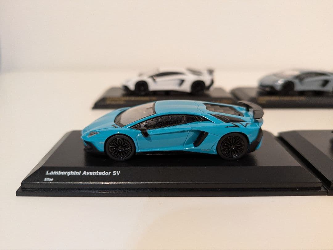 京商 1/64 ランボルギーニ アヴェンタドール SV 4台セット