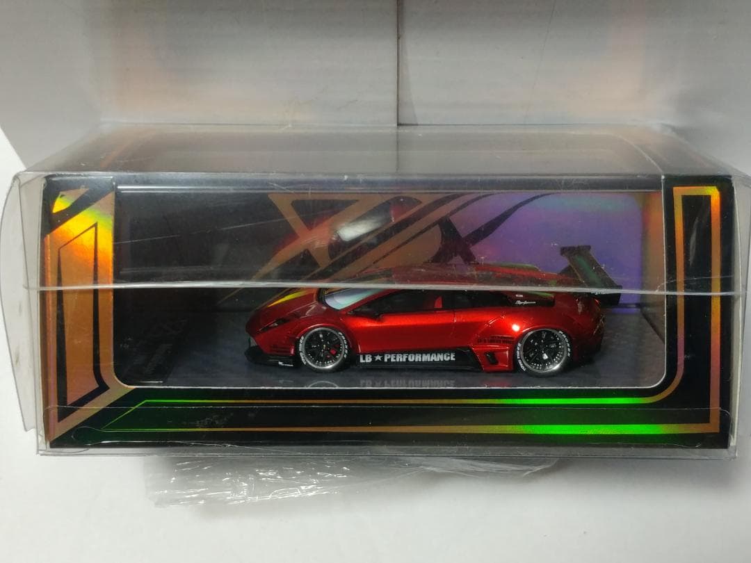 404 YMモデル 1/64 ランボルギーニ ムルシエラゴ LBWK レッド
