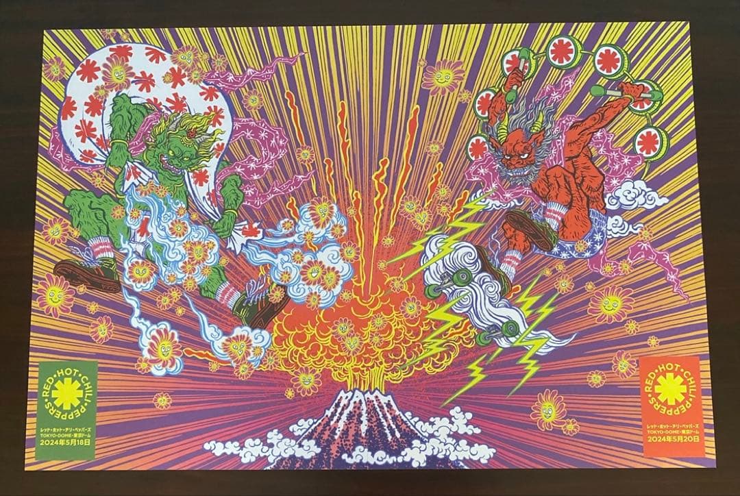 Red Hot Chili Peppers レッチリ日本公演限定リトグラフセット