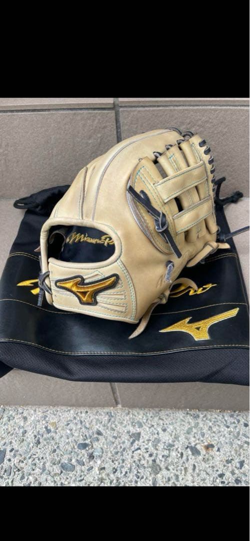 ミズノプロ オーダー 軟式グラブ 小指2本仕様