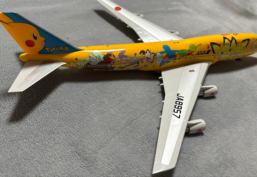 最終値下げ★全日空商事 1/200 ANA B747-400D ポケモンジャンボ