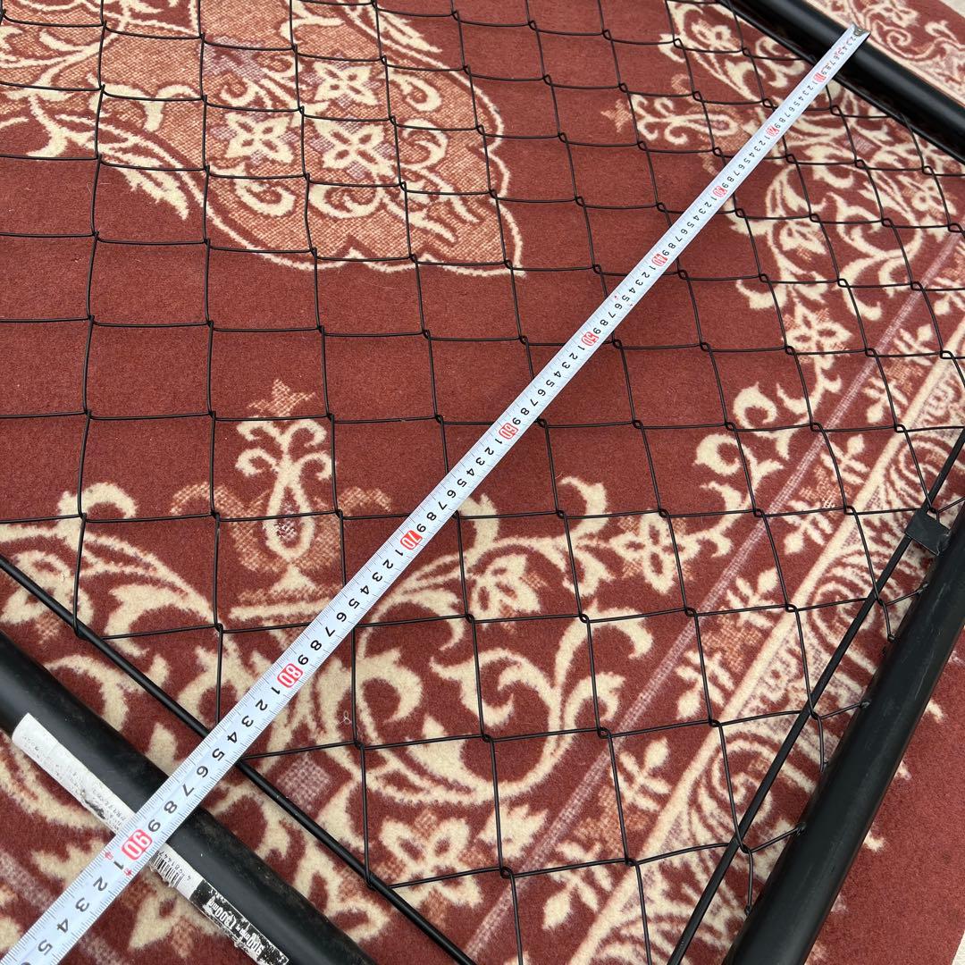 アメリカンフェンス 3枚◾️黒ブラック180cm x 90cm ガレージインテリア