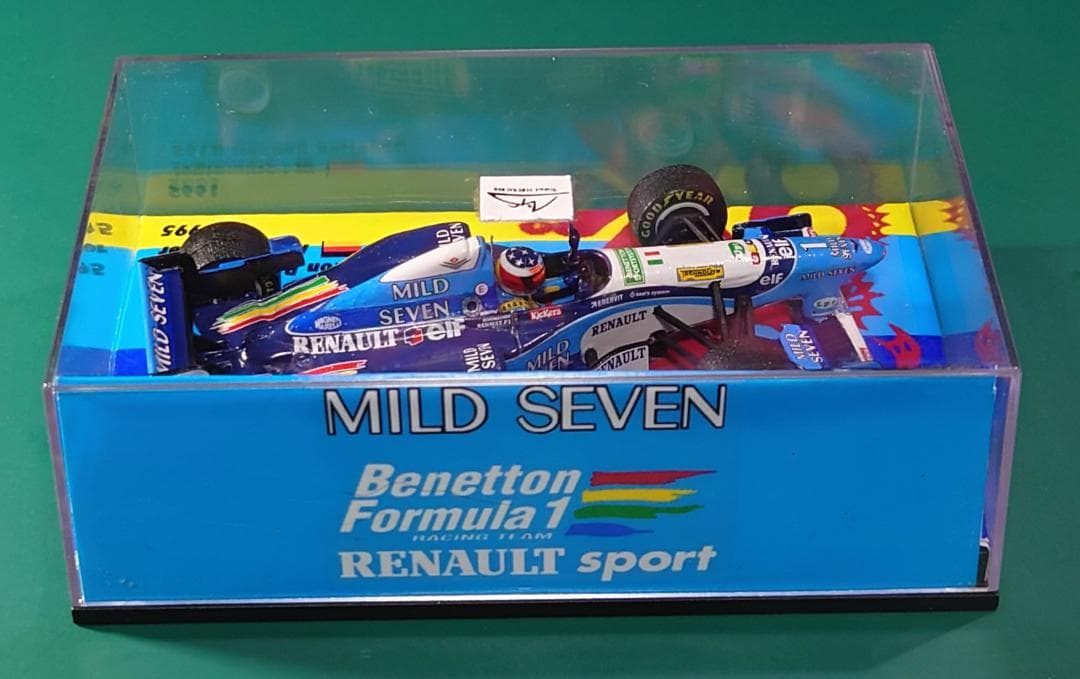 【カスタム/改修品】ミニチャンプス 1/43 ベネトンB195(タバコ仕様変更)