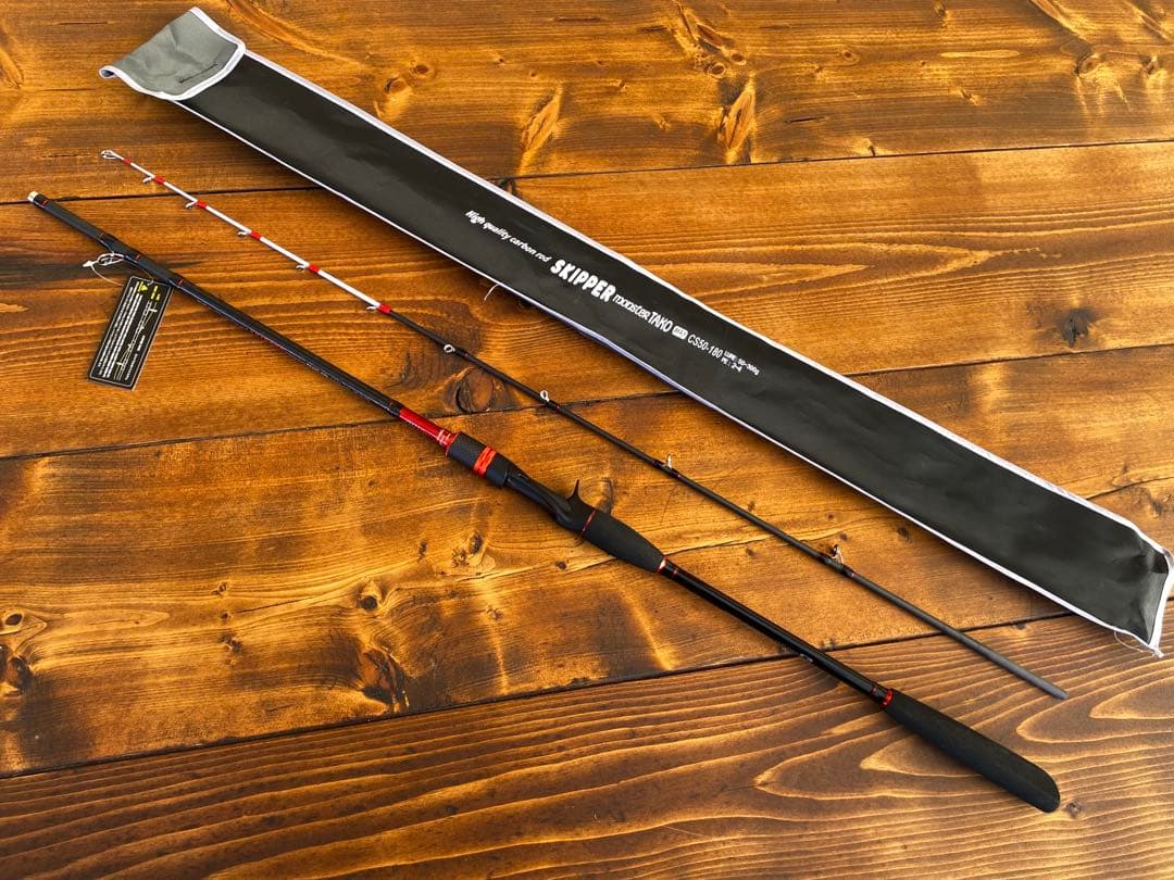 ジギングロッド　デジタルカウンター付きリール　イカメタル　スパイラル　左ハンドル