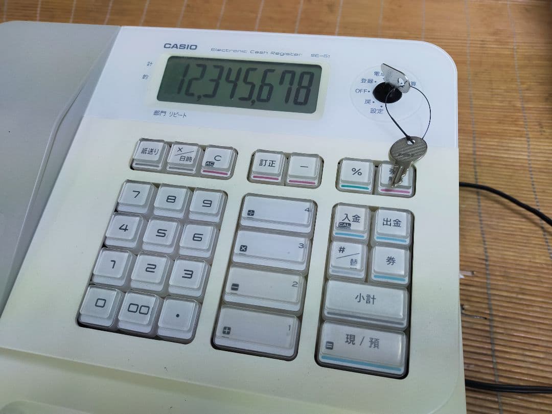 カシオレジスター　SE-G1　人気機種　送料無料　555888