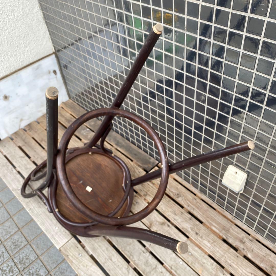 カウンターチェア インテリア 家具 ミッドセンチュリー 椅子 型押し 木彫