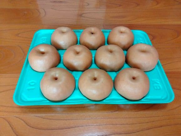 (10玉〜12玉サイズ南水梨)約10kg贈答用★送料込★秋田県産