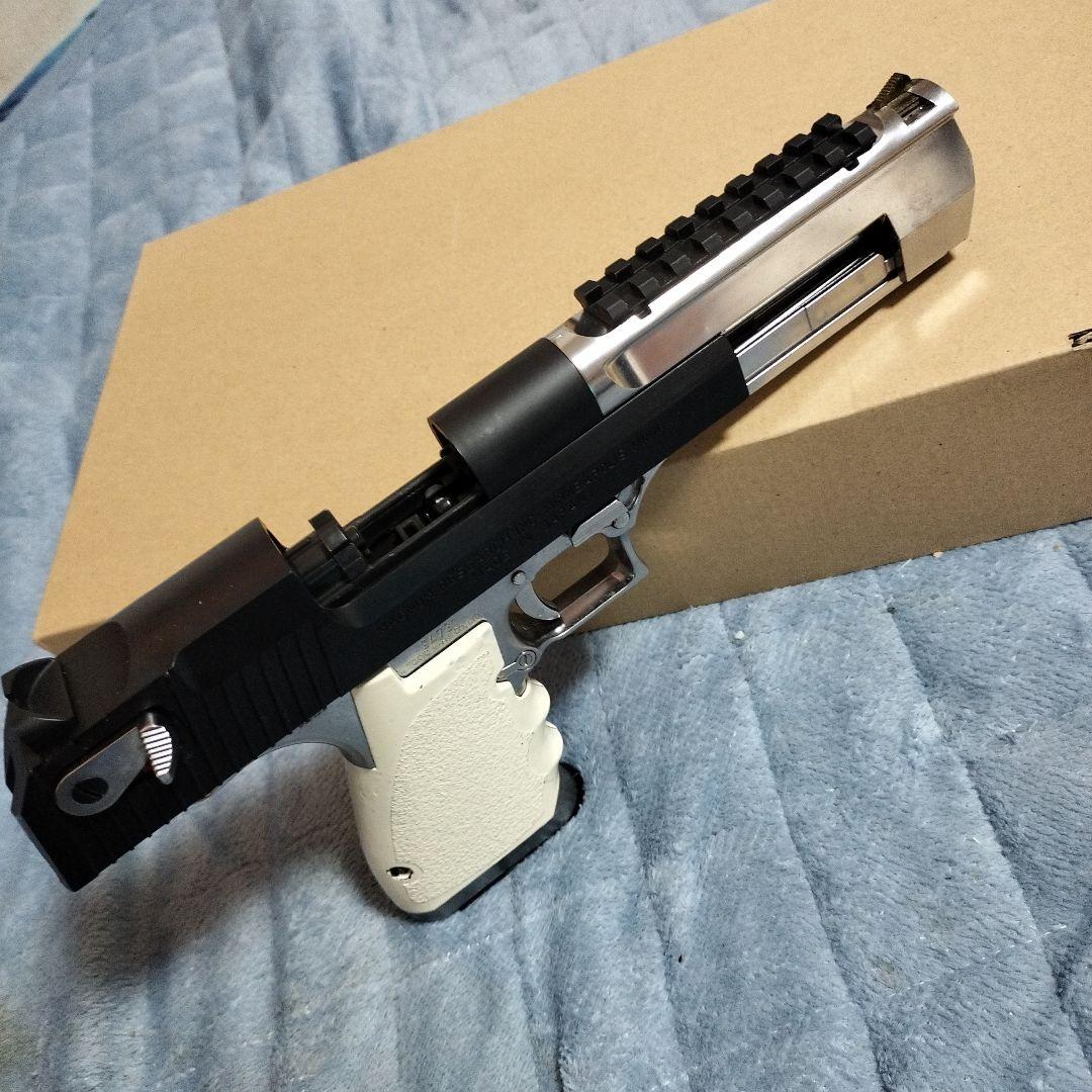東京マルイ純正デザートイーグルハードキックガスガン シルバー ホワイト