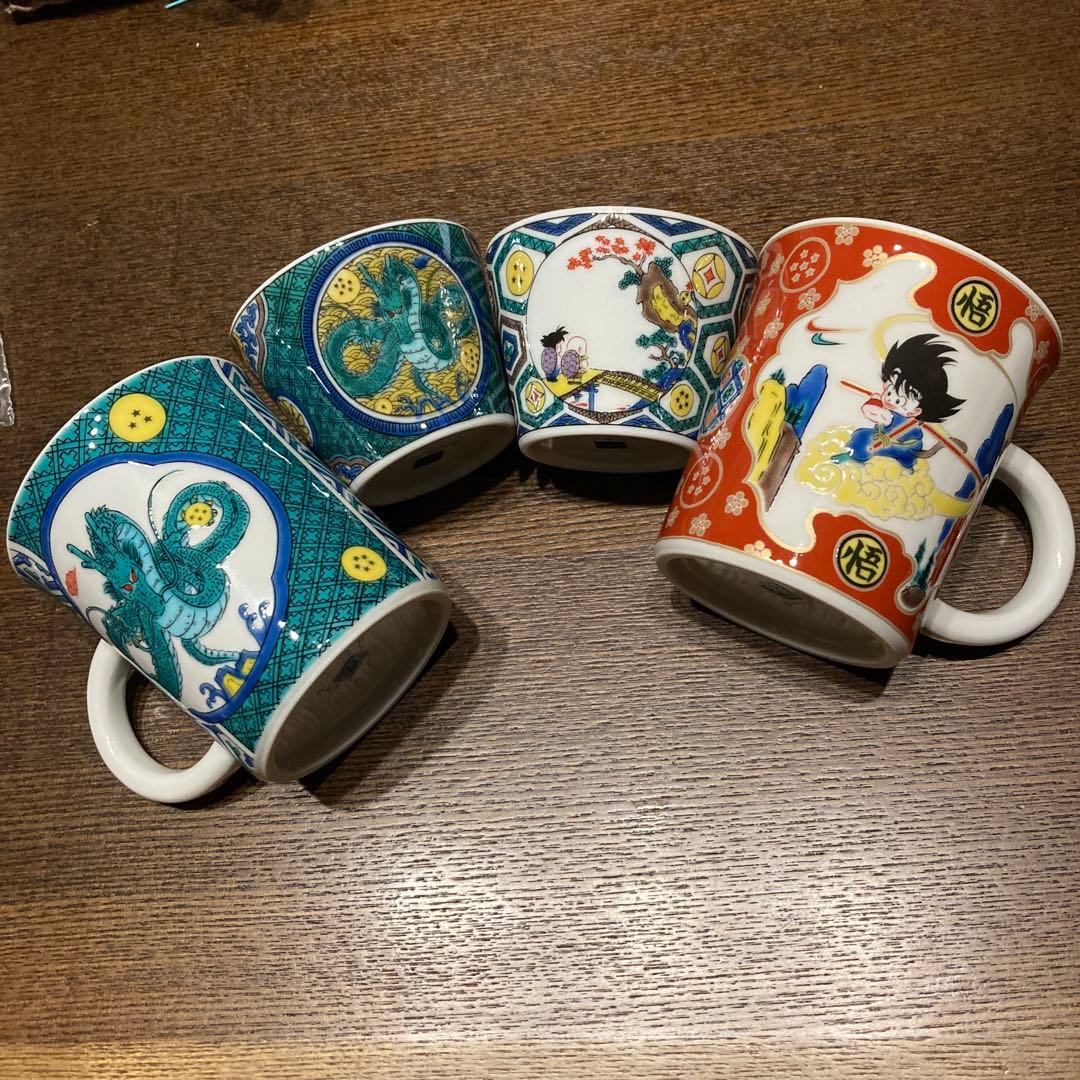 ドラゴンボール マグカップとミニカップ 九谷焼 2セット　合計4点新品未使用