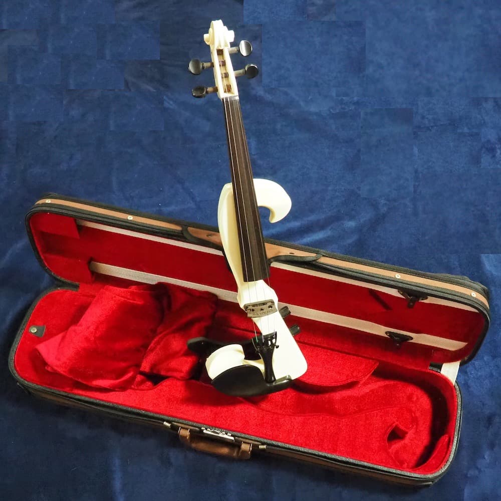 エレキバイオリン Straus 白