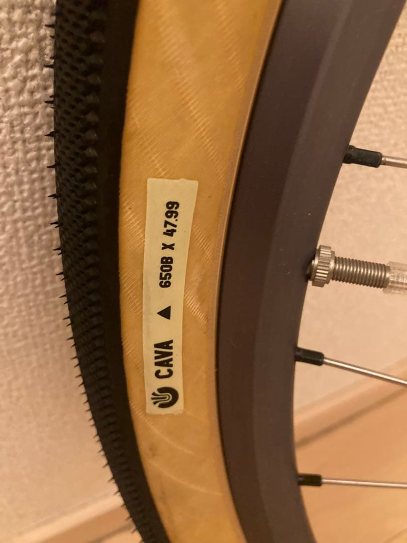 手組みホイール　650B 27.5 シマノ　ベロシティ　ウルトラダイナミコ