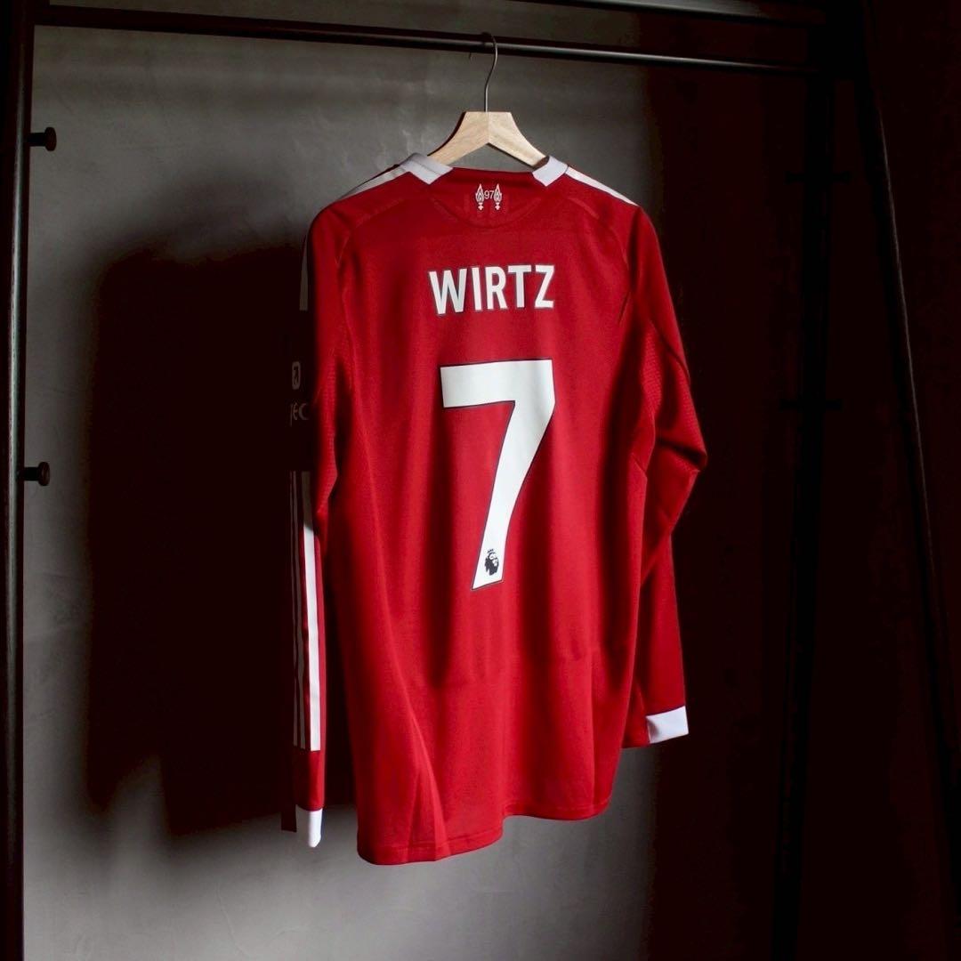 リバプール 25/26 ユニフォーム ホーム 長袖 オーセンティック ヴィルツ