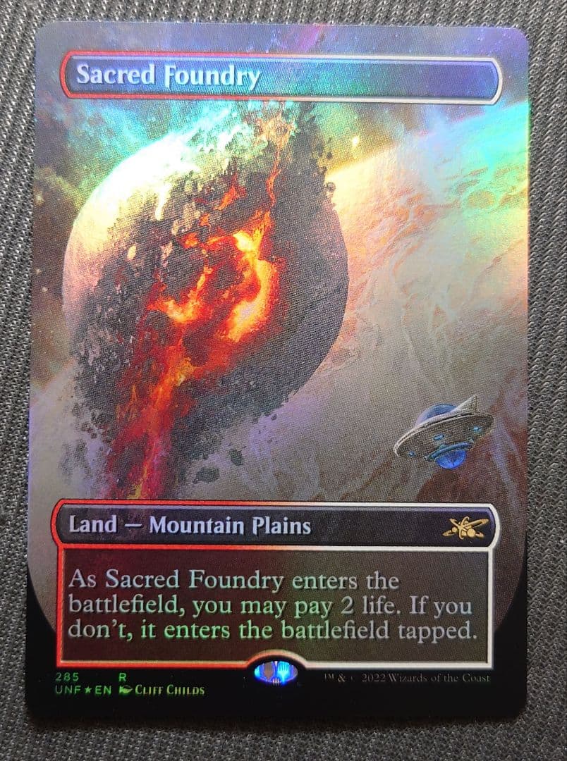 mtg 稀少高騰中 聖なる鋳造所 フルアート foil 英語版 unf