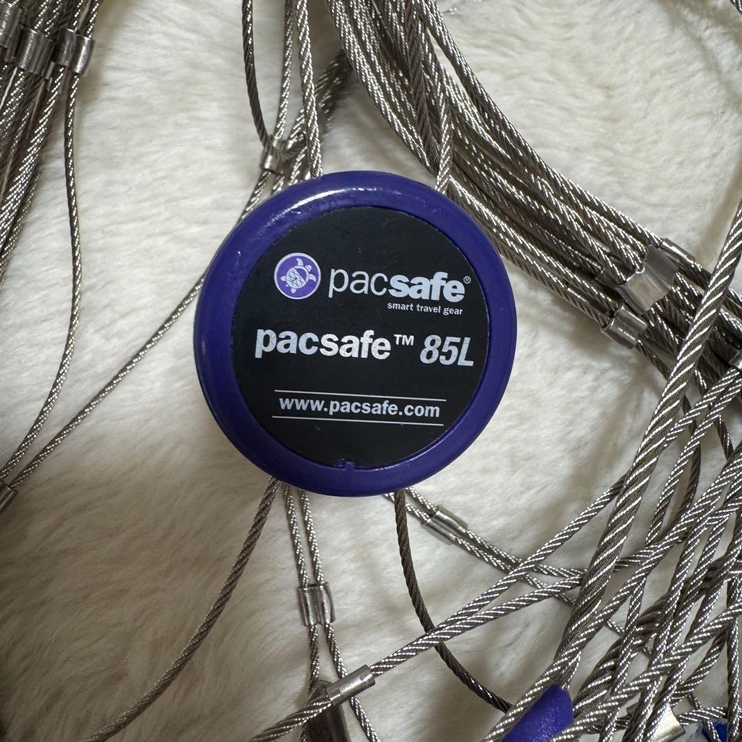 未使用品　PACSAFE パックセーフ 55-85L ワイヤーロック