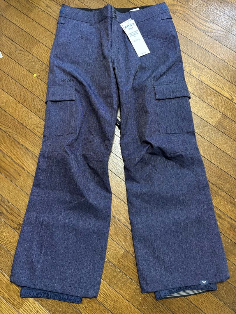 ROXY スノーボードウェア デニム色 海外Lサイズ