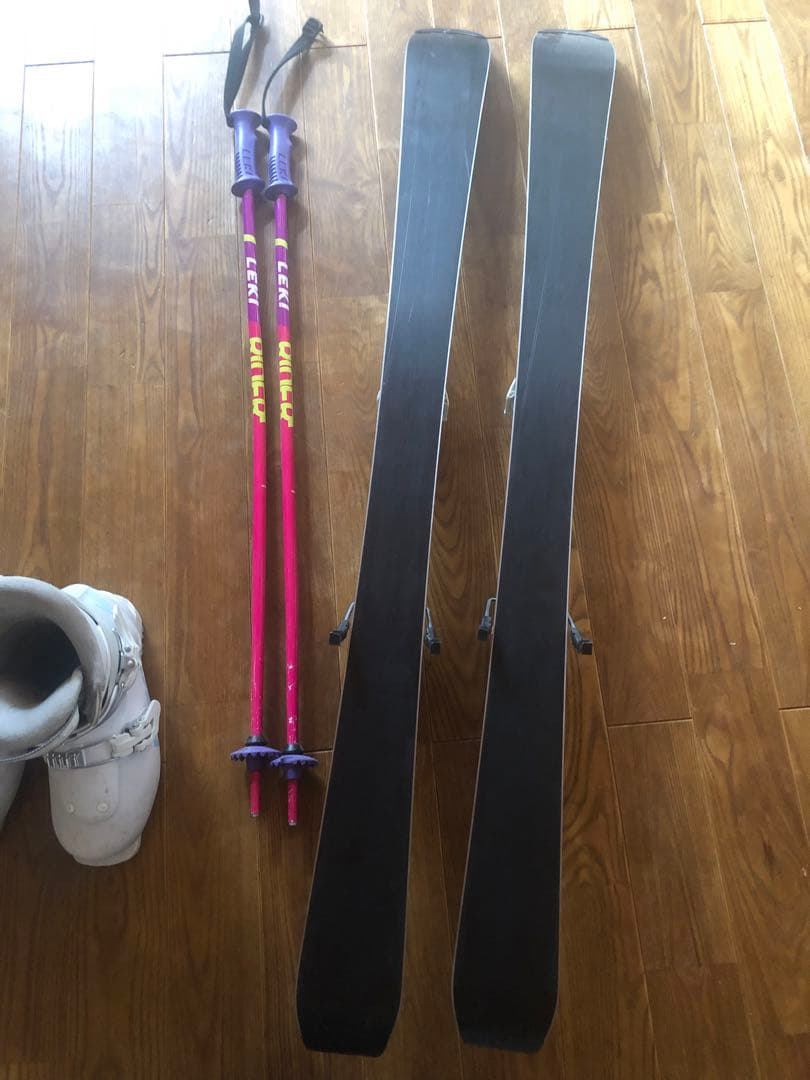 Atomic Red GL スキー板と靴セット