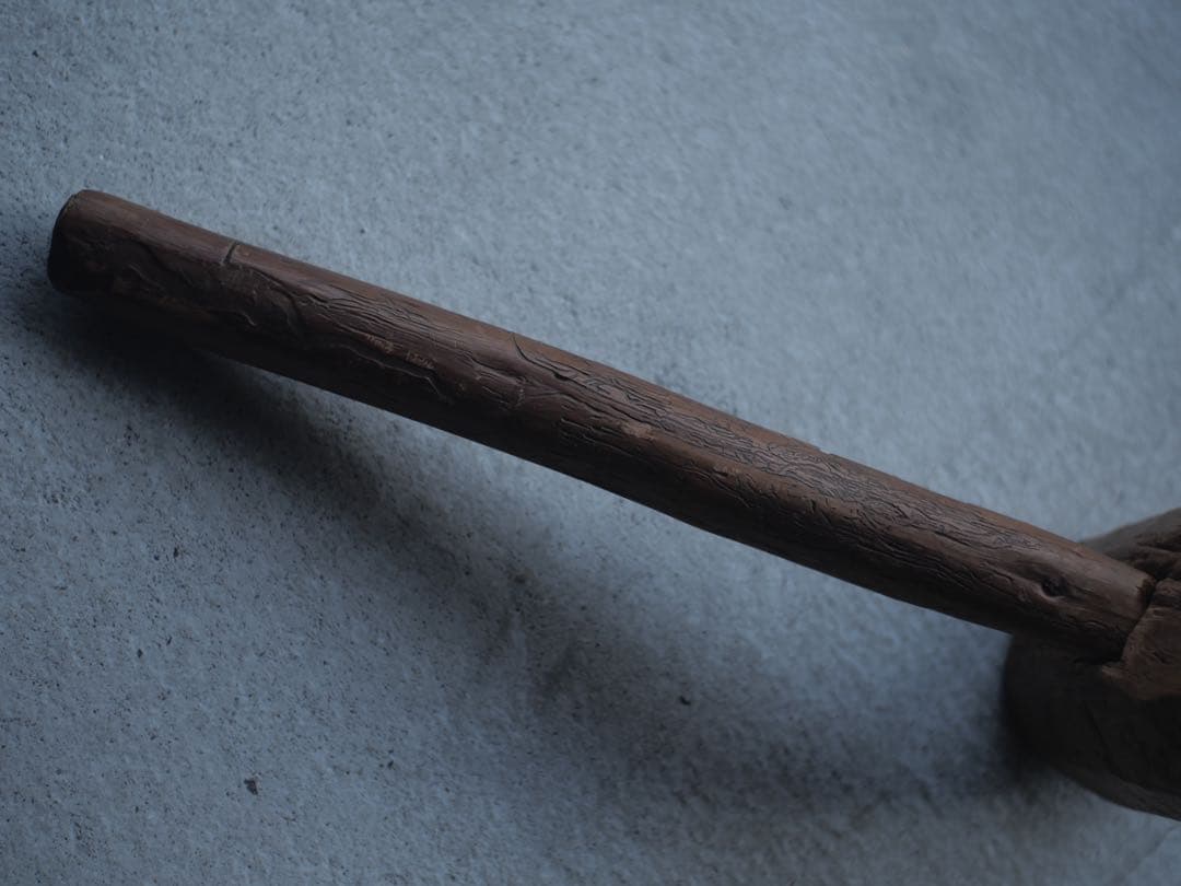 ナラ　木槌　ハンマー　民藝　アート　古家具　古道具　アンティーク　昭和レトロ