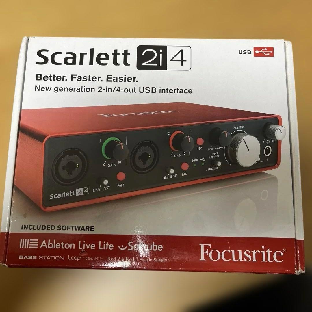 DTM・DAW Focusrite Scarlett2i4