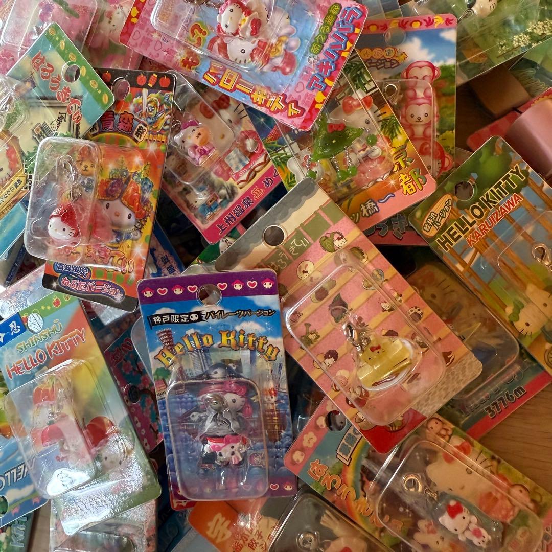 ハローキティ ファスナーマスコット　90個　わらび餅　ご当地キティ　レア