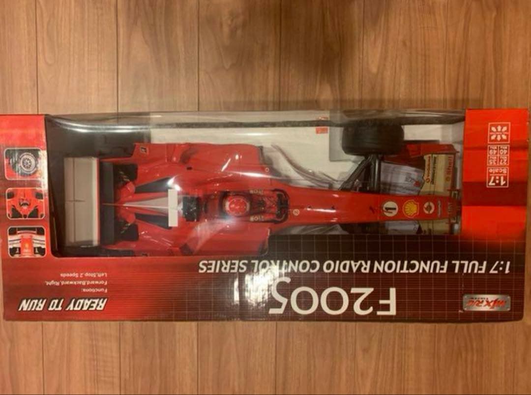 【ラスト1台・未使用・未開封】フェラーリ F2005 1:7 ラジコンカー