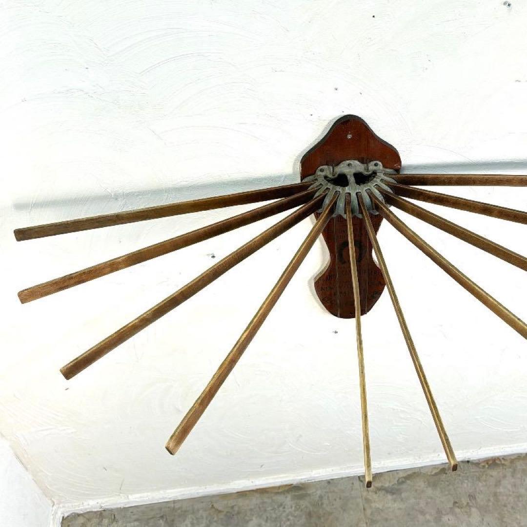 アメリカ ビンテージ壁掛ドライハンガー タオルハンガー古着アンティーク好きの方に