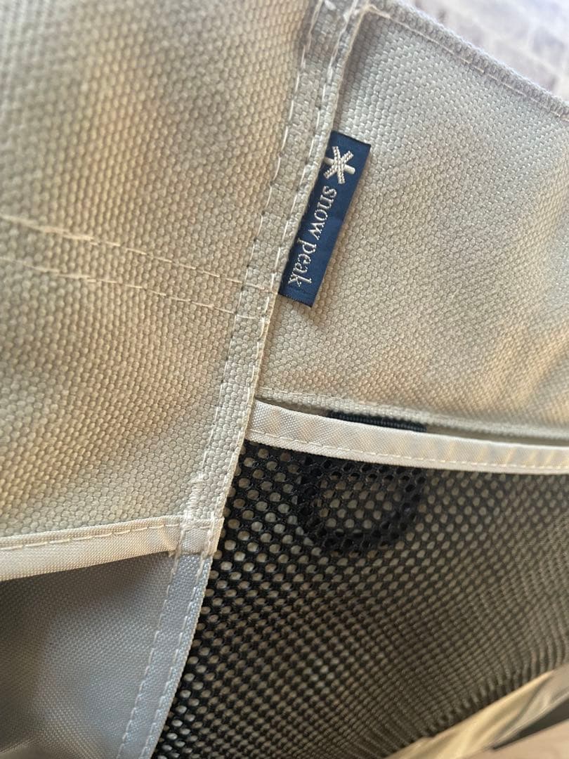 【8/24迄値下げ】 Peak ローチェアショートアイボリー