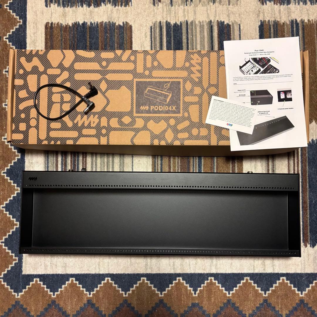 4ms Pod104X モジュラーシンセケース　汎用ソフトケース付