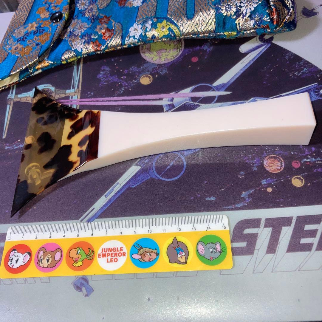 三味線　鼈甲撥　手元はプラ