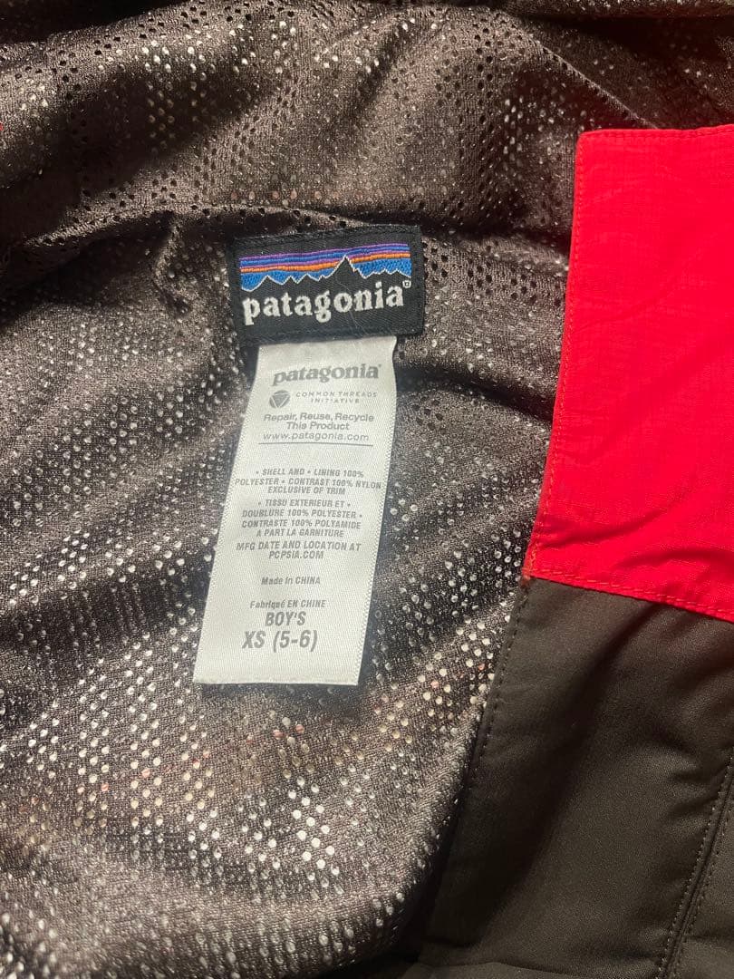 Patagonia パタゴニア スキーウェア 赤と茶色