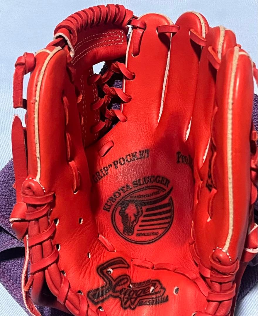 久保田スラッガー軟式 オールラウンド用 KSN-J7 右投　湯もみ型付け済み