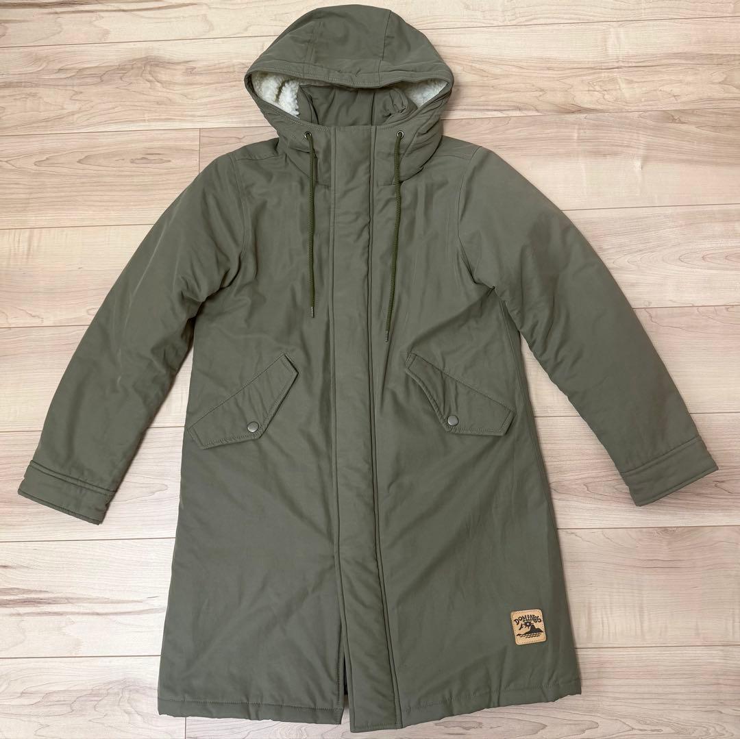 【レディースフリーサイズ】サーモライト中綿入りモッズコート オリーブ LF