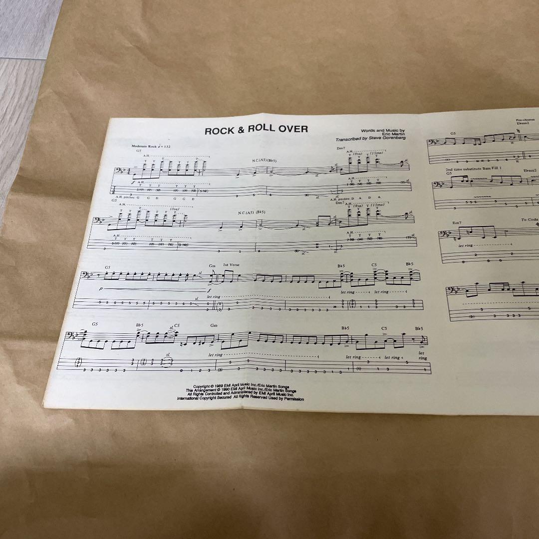 【レア物】ビリーシーン　ベースシークレット　VHS 楽譜つき