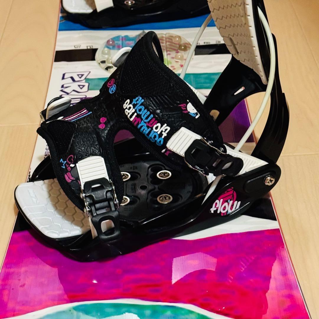 138cmスノーボードビンディング付きカラフル ワンタッチ初心者女性レディース